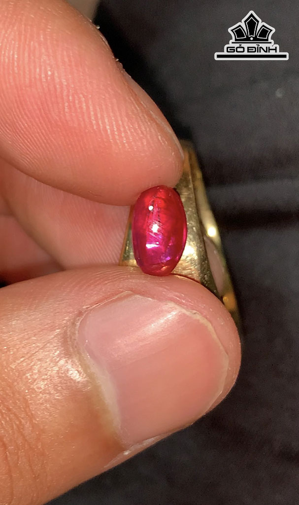 Viên Đá Ruby 1,58cts