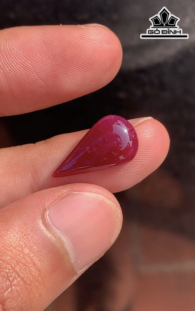 Viên Đá Ruby Đỏ 6,6cts