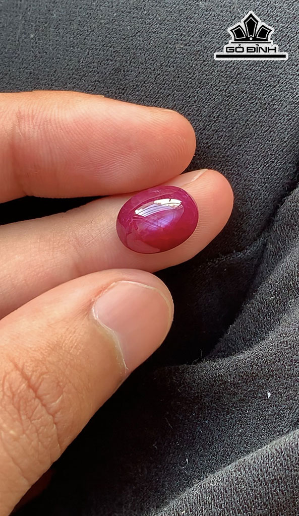 Viên Đá Ruby Đỏ 8,1cts