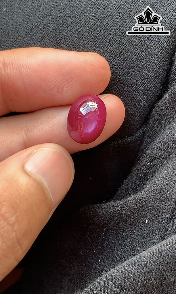 Viên Đá Ruby Đỏ 8,1cts