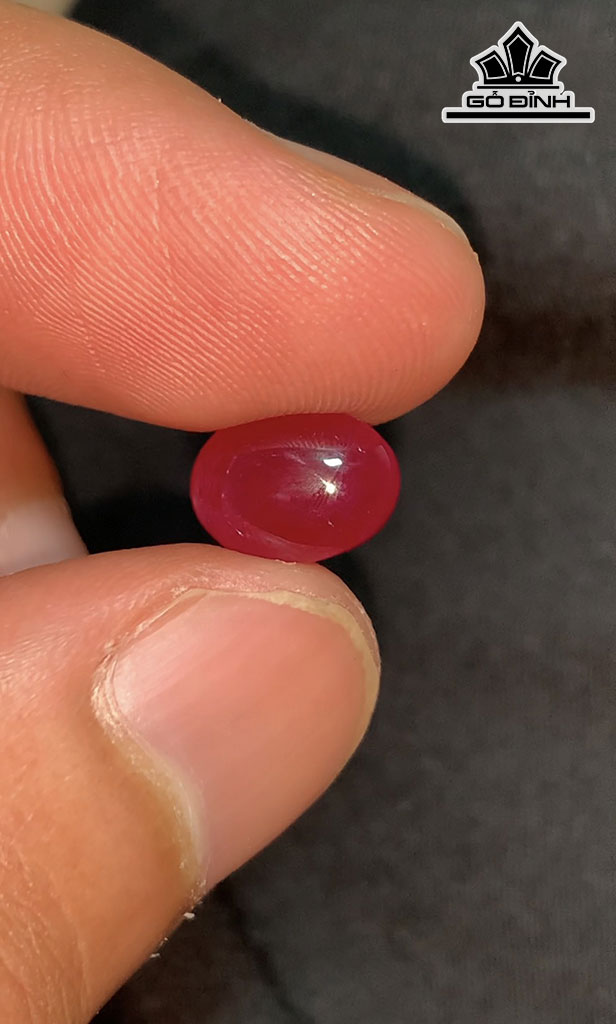 Viên Đá Ruby Đỏ Lục Yên 2,9cts