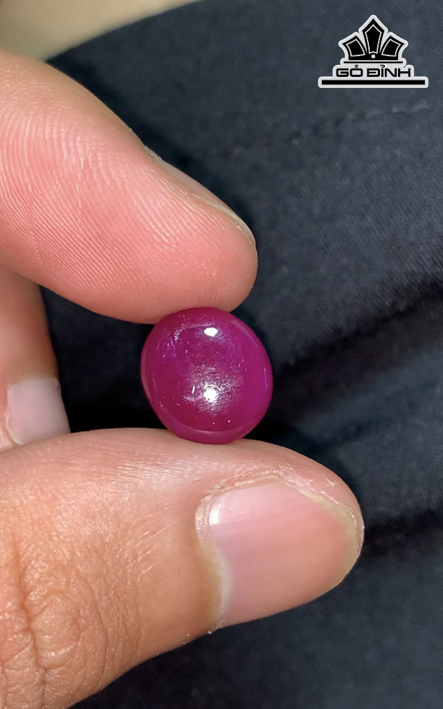 Viên Đá Ruby Lục Yên 5,1cts