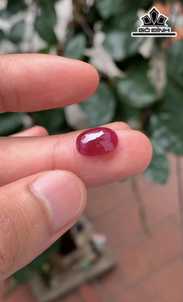 Viên Đá Ruby Lục Yên 5,45cts