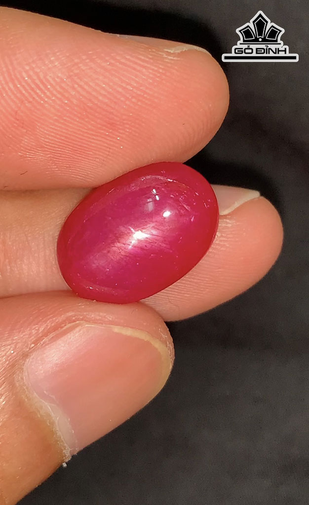 Viên Đá Ruby Sao Yên Bái 10,7cts