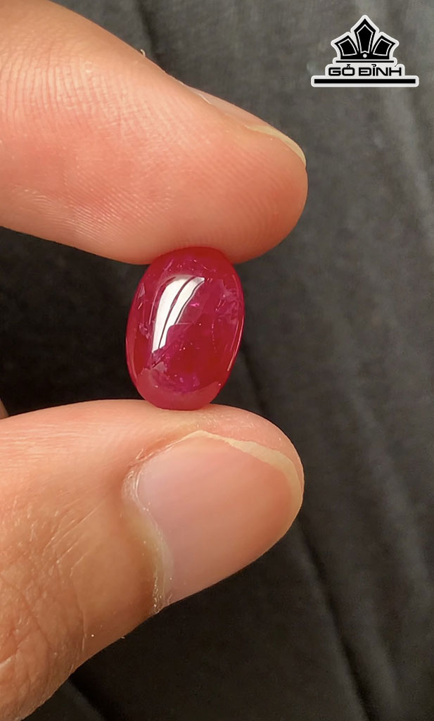 Viên Đá Ruby Yên Bái 5,3cts