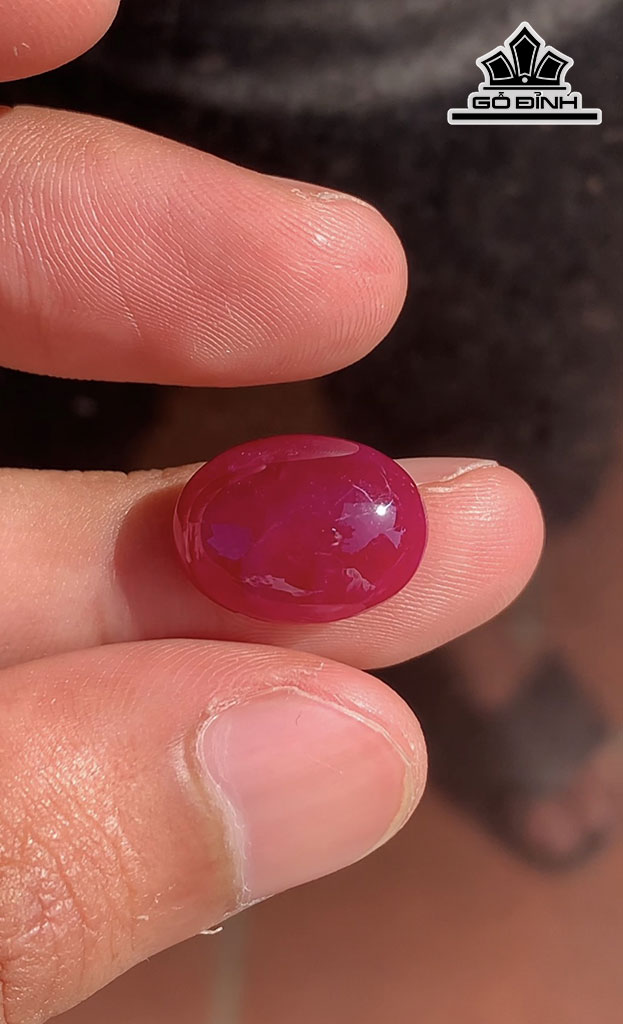 Viên Đá Ruby Yên Bái 10,8cts