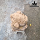 Tượng Thiềm Thừ Gỗ Ngọc Am Cao 23 Ngang 30 Sâu 25 (cm)