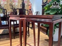 Cặp Đôn Trơn Chân Chiện Gỗ Cẩm Cao 88 Ngang 38 (cm)