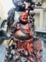 Tượng Phật Di Lặc Tam Phúc Gỗ Trắc Cao 86 Ngang 48 Sâu 25 (cm)