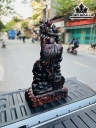 Tượng Phật Di Lặc Tam Phúc Gỗ Trắc Cao 86 Ngang 48 Sâu 25 (cm)
