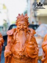 Tượng Phúc Lộc Thọ (Tam Đa) Gỗ Hương Cao 80 Ngang 30 Sâu 22 (cm)