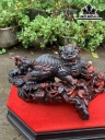 Tượng Nghê Gỗ Trắc Ngang 55 Cao 23 Sâu 24 (cm)