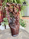 Giỏ Hoa Gỗ Trắc Cao 40 Ngang 20 Sâu 13 (cm)