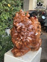 Tượng Phật Di Lặc Ngũ Phúc Gỗ Nu Ngọc Am Cao 58 Ngang 48 Sâu 33 (cm)