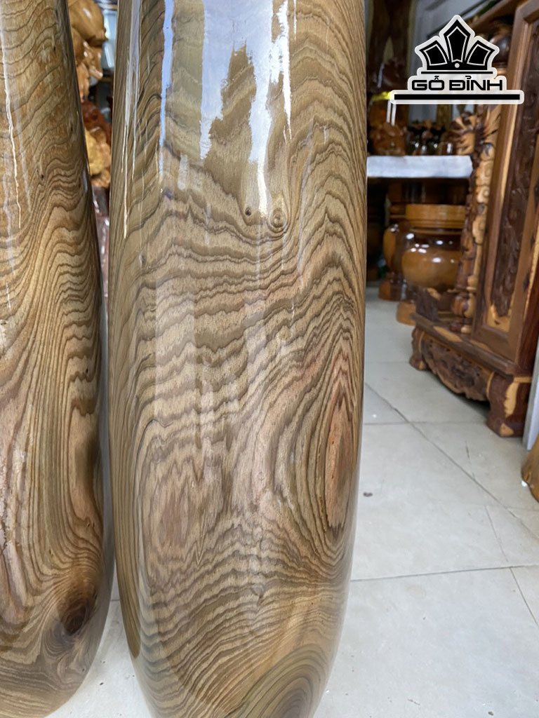 Cặp Ống Gỗ Thủy Tùng Cao 81 Đường Kính 18 (cm)