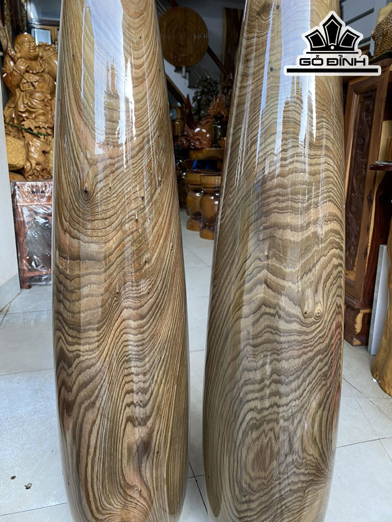 Cặp Ống Gỗ Thủy Tùng Cao 81 Đường Kính 18 (cm)