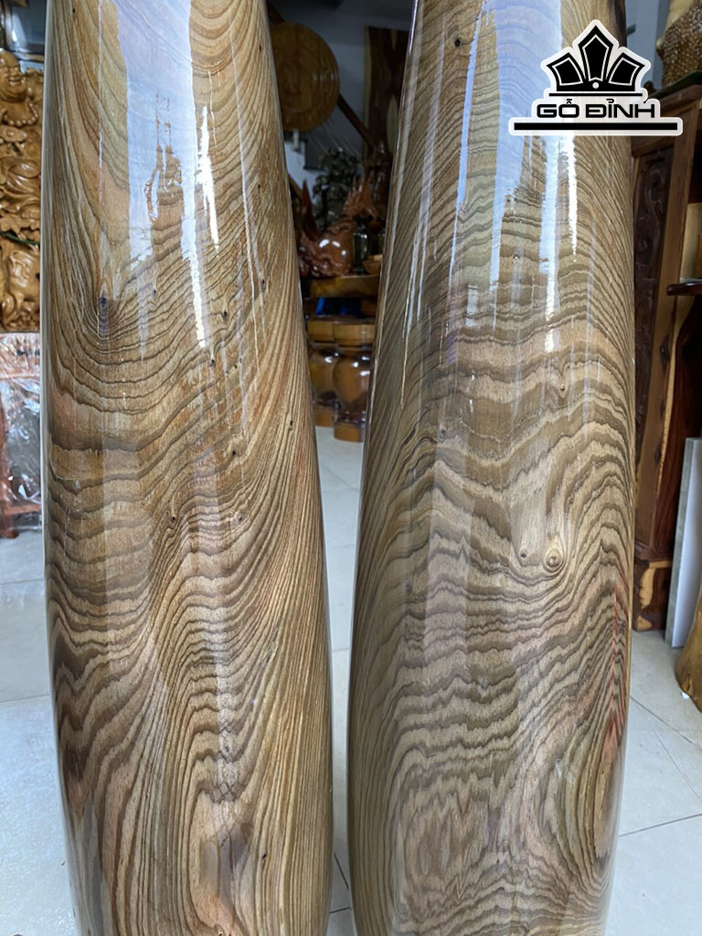 Cặp Ống Gỗ Thủy Tùng Cao 81 Đường Kính 18 (cm)