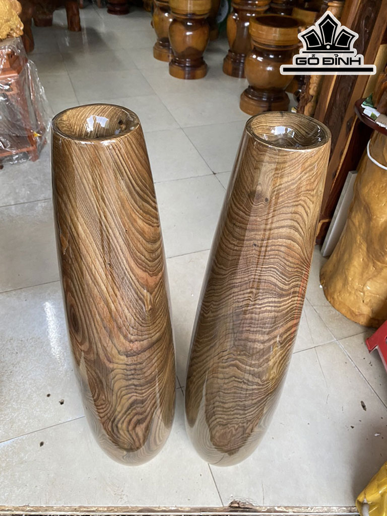 Cặp Ống Gỗ Thủy Tùng Cao 81 Đường Kính 18 (cm)