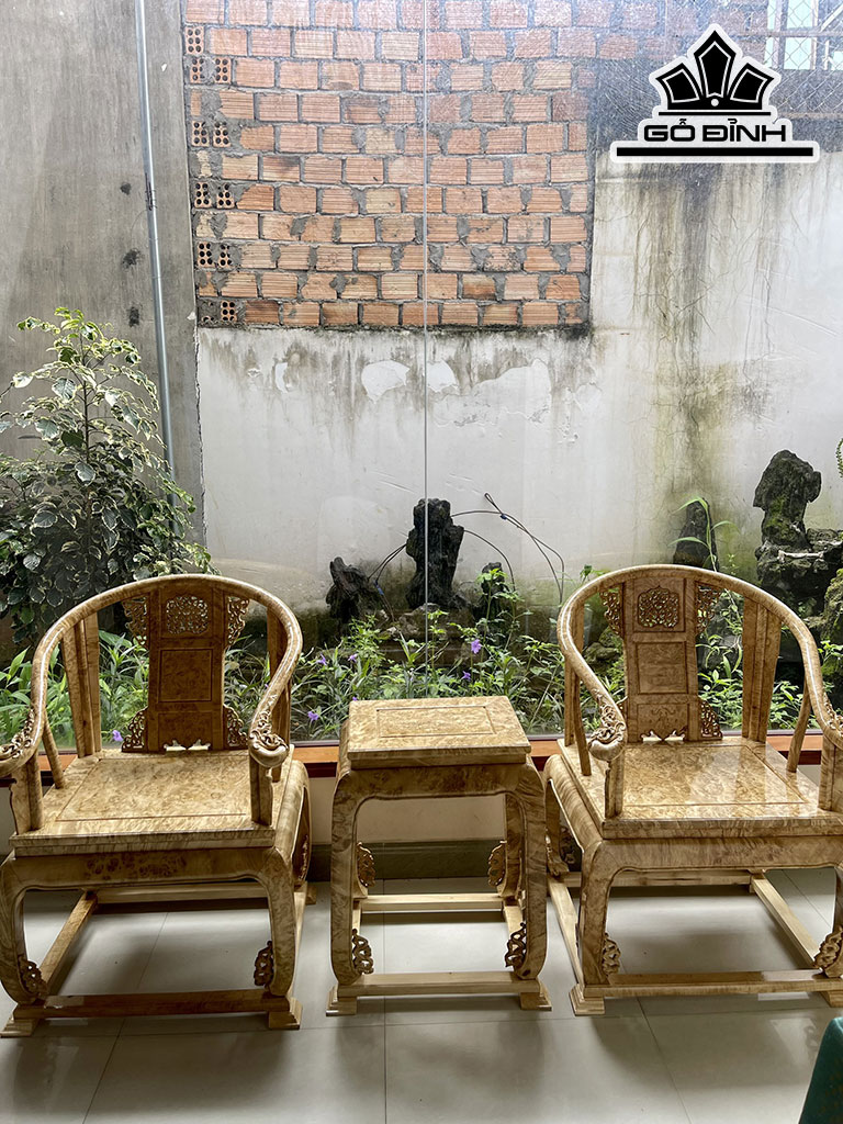 Bộ Minh Đế Gỗ Nu Dổi 3 Món