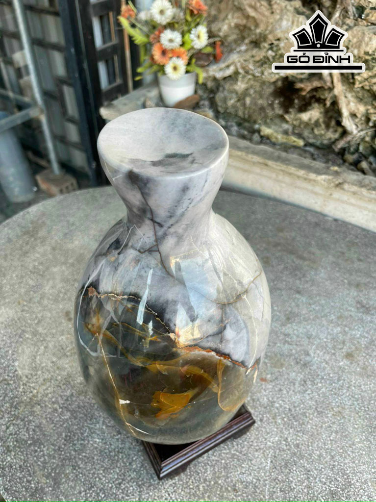 Bình Phú Quý Đá Mã Não Cao 34 Ngang 17 (cm) 8,6kg