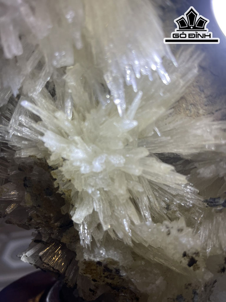 Bông Hoa Ưu Đàm Đá Trầm Tích Cao 35 (cm) 4,5kg