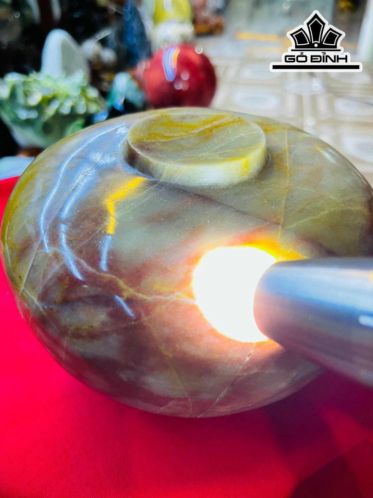 Chum Phú Quý Đá Thạch Anh Đỏ Cao 15 (cm) 3,4kg