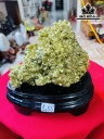 Tác Phẩm Đá Thạch Anh Vàng Cao 15 Ngang 15 (cm) 1,55kg