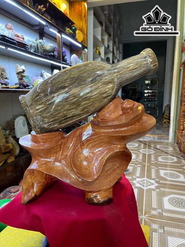 Tác Phẩm Gỗ Hóa Thạch Cao 39 Ngang 34 (cm) 9,8kg