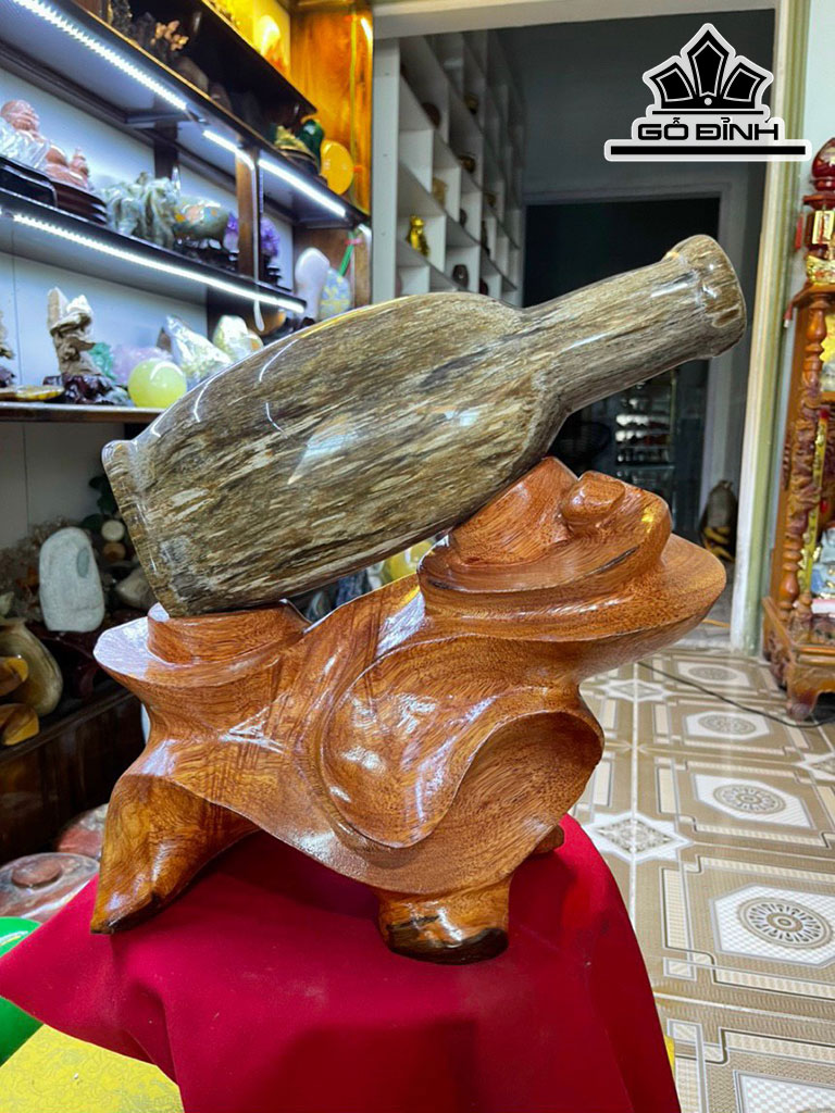Tác Phẩm Gỗ Hóa Thạch Cao 39 Ngang 34 (cm) 9,8kg