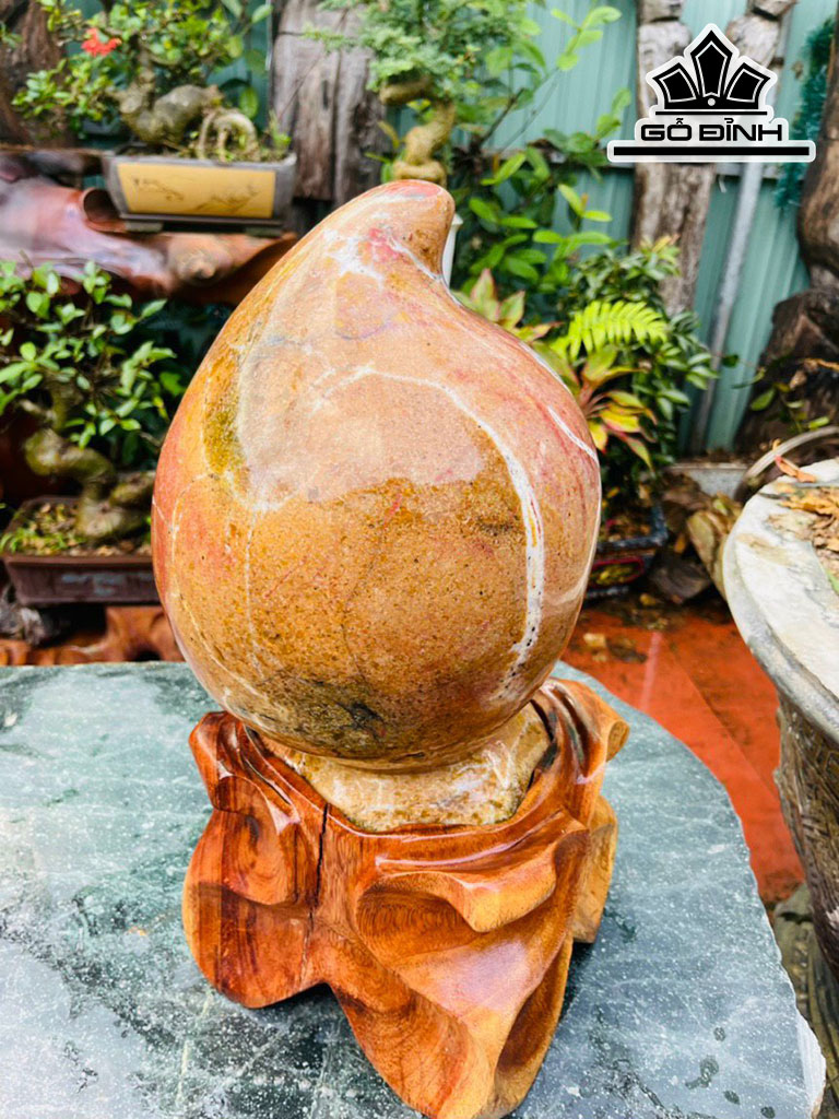 Tác Phẩm Quả Đào Tiên Đá Mã Não Cao 45 (cm) 17kg