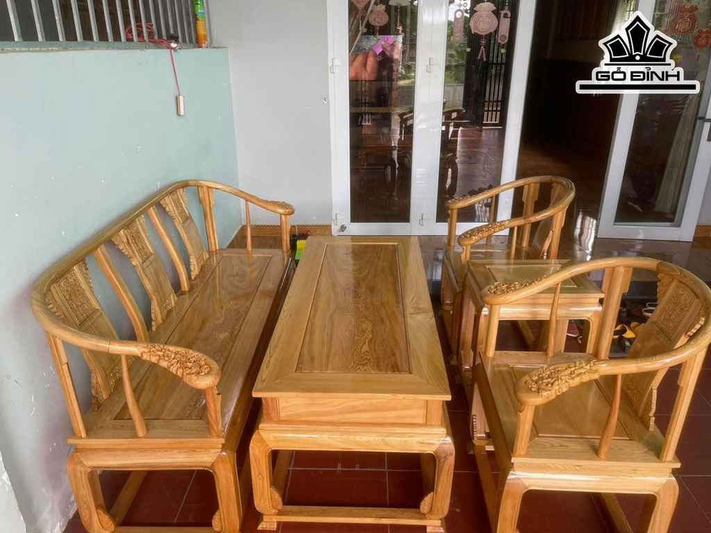 Bộ Minh Đế Gỗ Pơ Mu 8 Món