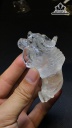 Bò Tót Đá Thạch Anh Trắng Cao 81,8 Ngang 41 Sâu 27,9 (mm) 125,7g