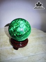 Bi Cầu Đá Malachite Đường Kính Hạt 9 (cm) 1,3kg