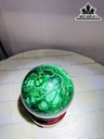 Bi Cầu Đá Malachite Đường Kính Hạt 9 (cm) 1,3kg