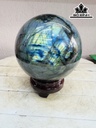 Bi Cầu Đá Xà Cừ (Labradorite) Đường Kính Hạt 13 (cm) 2,9kg