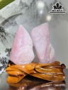 Cặp Đá Thạch Anh Hồng Cao 24 Ngang 24 (cm) 2,5kg