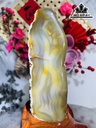 Tác Phẩm Đá Mã Não Cao 24 Ngang 14 (cm) 1,8kg