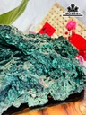 Tác Phẩm Đá Malachite Cao 31 Ngang 34 Sâu 30 (cm) 18kg