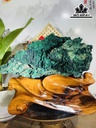 Tác Phẩm Đá Malachite Cao 31 Ngang 34 Sâu 30 (cm) 18kg