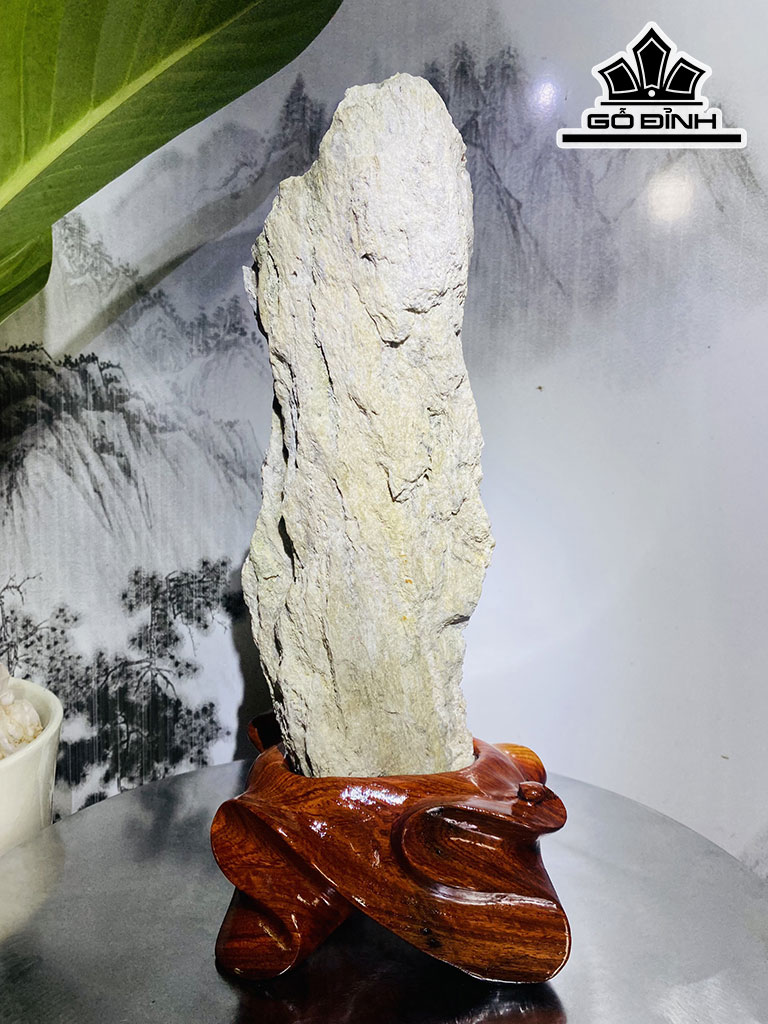 Tinh Thể Đá Thạch Anh Trắng Cao 33 Ngang 14 (cm) 2,1kg