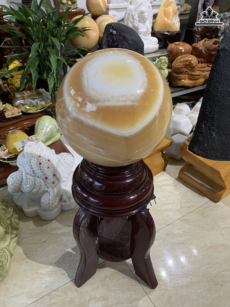 Bi Cầu Đá Ngọc Hoàng Long Đường Kính Hạt 30,5 (cm) 39kg