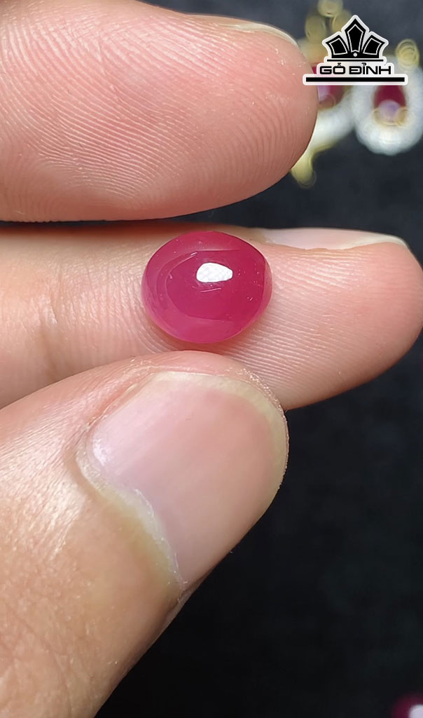 Viên Đá Ruby Lục Yên 4,1cts