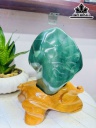 Tác Phẩm Đá Thạch Anh Xanh Cao 26 Ngang 15 (cm) 4,8kg