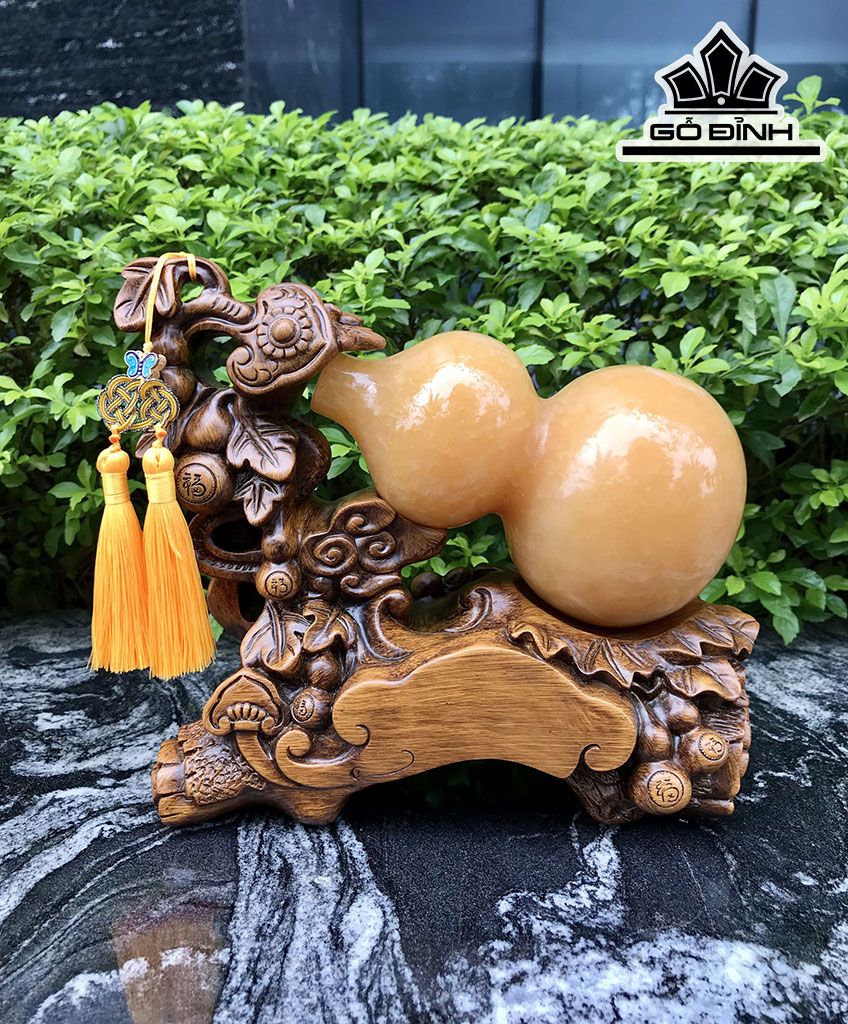 Hồ Lô Đá Onyx Cao 21 Ngang 22 Sâu 10,5 (cm) 1,8kg