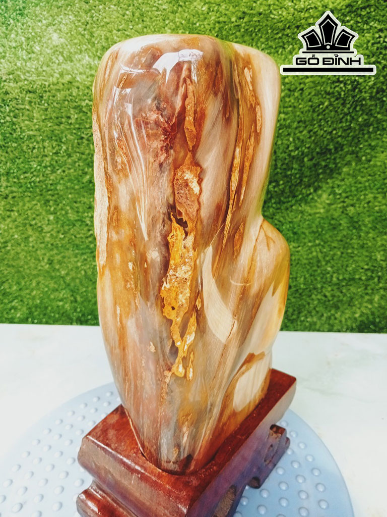 Tác Phẩm Gỗ Hóa Thạch Cao 26 Ngang 10 (cm) 3,6kg