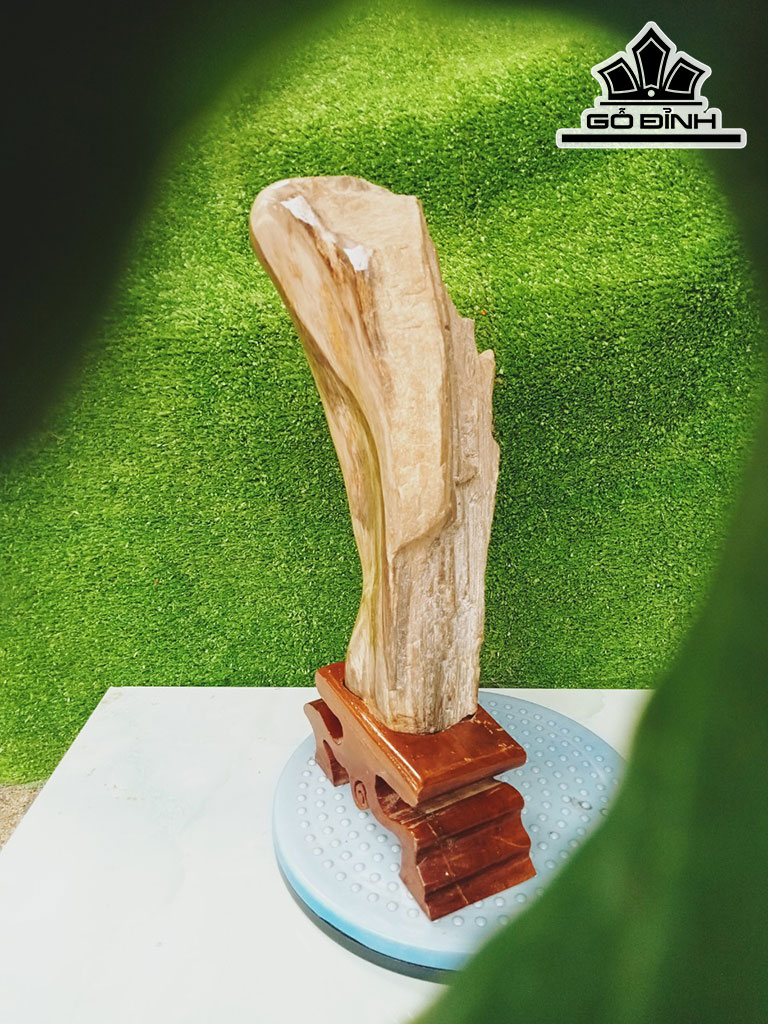 Tác Phẩm Gỗ Hóa Thạch Cao 38 Ngang 9 (cm) 4kg