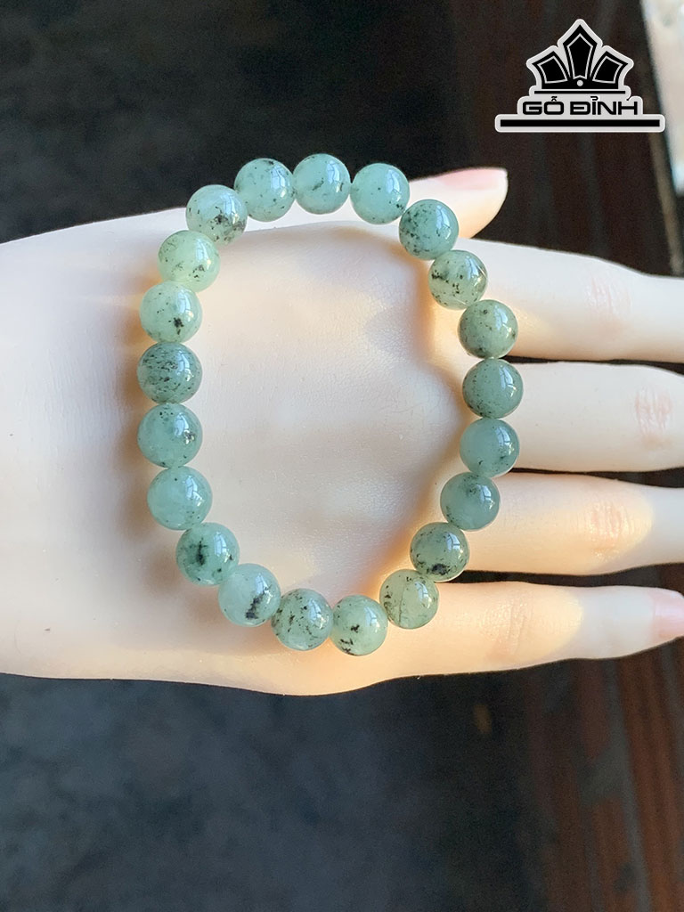 Vòng Tay Đá Cẩm Thạch Đường Kính Hạt 8,6 (mm) 23g