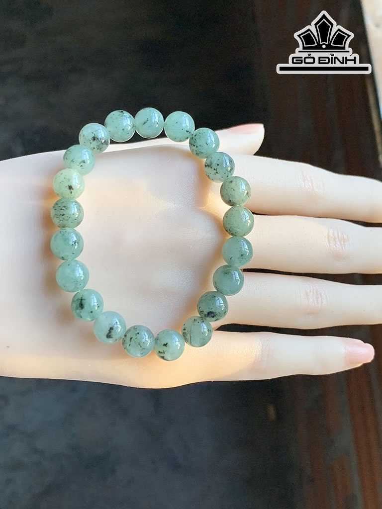 Vòng Tay Đá Cẩm Thạch Đường Kính Hạt 8,6 (mm) 23g