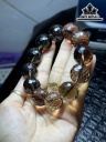 Vòng Tay Đá Thạch Anh Khói ( Smoky Quartz ) Đường Kính Hạt 20 (mm) 128g