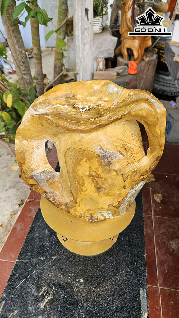 Tác Phẩm Bình Đá Canxedon Cao 40 Ngang 36 (cm) 24kg